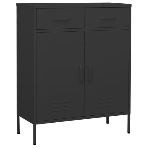 Lady Jillian -  Storage Cabinet Anthracite 80x35x101,5 cm Steel - Model 2